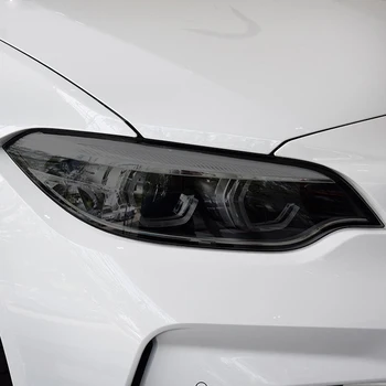 Araba Far koruyucu film Duman Siyah Tonu Vinil şeffaf çıkartma BMW 2 Serisi İçin F22 F23 F44 M235i M2 F87 Rekabet