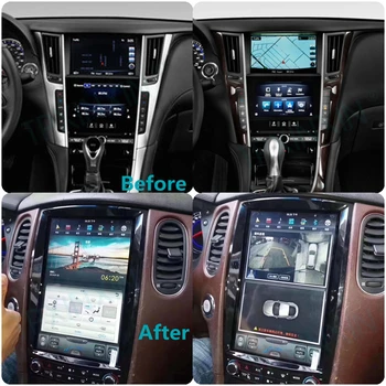 Infiniti için QX50 EX25 EX35 2009-2019 Android 9 Carplay Radyo Çalar Araba GPS navigasyon başkanı Ünitesi Araba Stereo Multimedya Oynatıcı