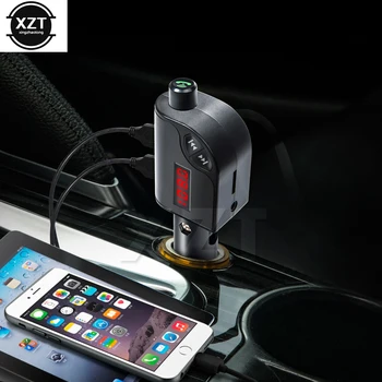S6 Araba Eller Serbest Bluetooth MP3 Plug-in fm Bluetooth Eller Serbest Çift USB Hızlı şarj portu Ses ve Video Navigasyon J Almak