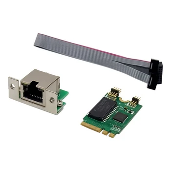 Mini PCIE Ağ Kartı M. 2 A + E RTL8111F Gigabit Ethernet Kartı Tek Bağlantı Noktalı RJ45 Ethernet Ağ Kartı