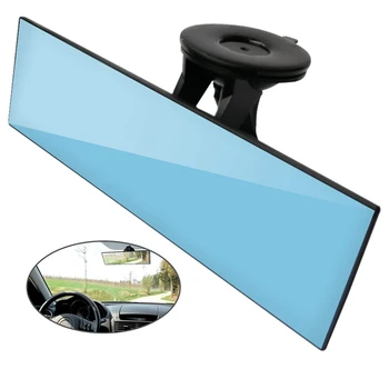 Araba Dikiz Aynası, Parlama Önleyici Evrensel Araba Kamyon İç dikiz aynası Vantuz ile Mavi Ayna Azaltmak Kör Nokta bir
