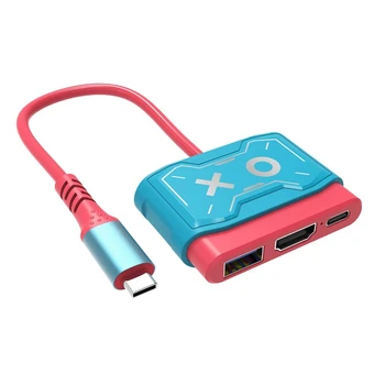 USB C HDMI Uyumlu Adaptör Nintendo Anahtarı / Anahtarı OLED / / Dizüstü / İPAD Pro / Android Telefon, tip C HDMI