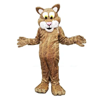 Mutlu Karnaval Maskot Cadılar Bayramı Karikatür Cheetah Cosplay Performans Kostüm Yetişkin Kullanımı Doğum Günü Partisi Reklam Geçit Seti