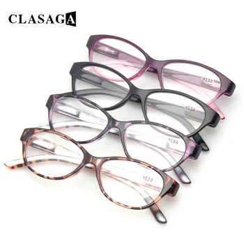 CLASAGA okuma gözlüğü Bahar Menteşe Erkekler Kadınlar Kedi Gözler Çerçeve Gözlük HD Okuyucu İçerir Güneş Gözlüğü Dekoratif Gözlük