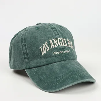 Pamuklu beyzbol şapkası Erkekler ve Kadınlar için Moda Nakış Şapka Pamuk Yumuşak Üst Kapaklar Rahat Retro Snapback Şapka Unisex