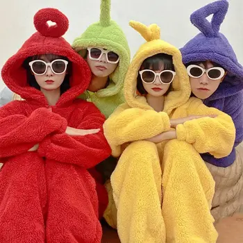 Bayan 4 Renk Teletubbies Cosplay Komik Tinky Winky Anime Dipsy Laa - Laa Po Karnaval Kostüm Kadınlar ve Kızlar için