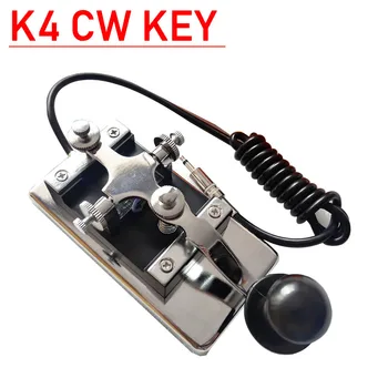 K4 Manuel Anahtar Mors Anahtarı CW Anahtar Düğmesi F / taşınabilir Kısa Dalga Radyo Mors Kodu Uygulamaları CW İletişim Telgraf