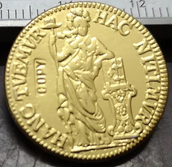 1692 Hollanda Cumhuriyeti (Hollanda) 5 Stuivers Altın Kopya Nadir Sikke