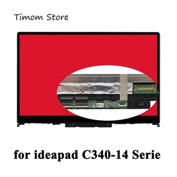 ıdeapad C340-14IWL 81N4 C340-14API 81N6 C340-14IML 81TK Lenovo Laptop LCD Dokunmatik Ekran Meclisi Çerçeve 1366 * 768 FHD 1920*1080