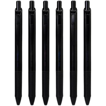 Japonya Peniel'da BLN75A jel kalem ENERGEL 20. yıldönümü siyah renkli 6 Adet/Lot 0.5 mm&0.7 mm kurutma 6 Renk Siyah hızlı sınırlı