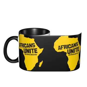 Afrikalılar Birleştirmek Grafik Vintage Bardak Kupalar baskılı kupalar R330 Geek çok fonksiyonlu bardak