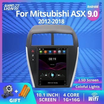 2DİN Android 9.0 Araba Radyo Mitsubishi ASX 1 2013 - 2018 İçin Araba Multimedya Video Oynatıcı Navigasyon GPS Hiçbir 2din 2 Din DVD oynatıcı