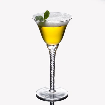 Japon Berrak Dişli Martini Cam Kokteyl Şampanya Kadehi Margaret Kupası Parti Bar Aletleri Bar Araçlar