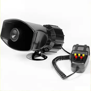 Ton Ses Araba Acil Siren Araba megafon Mıc PA Hoparlör Sistemi Acil Amplifikatör Hooter 12V 100W Araba alarm ikaz kornası