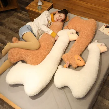 Pokemon peluş oyuncak Sevimli Alpaka Bebek Uyku Yatak Uzun Bacaklar ve Yastık Minder Anime Yastık Sevimli Yumuşak Oyuncaklar Peluş
