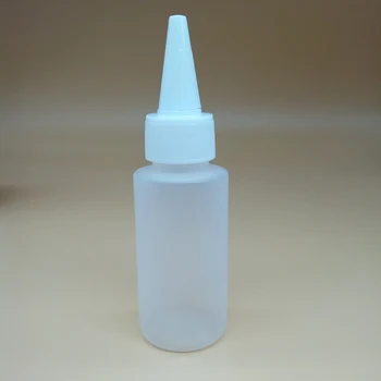 60ml Boş HDPE sıkılabilir şişeler Sivri Ağız Kapaklı Doldurulabilir Şampuan Yağı Konteyner Makyaj Organizatör Şişeleri