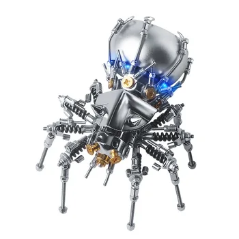 3D Sihirli Alien Örümcek bluetooth hoparlör Metal Bulmaca DIY oyuncak inşaat blokları Yaratıcı Hediye Erkekler İçin Masa Robot Figürü