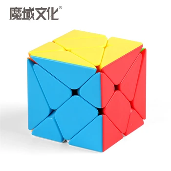 MoYu 3x3x3 meilong Eksen sihirli küp stickerless bulmaca küpleri profesyonel cubo magico eğitici oyuncaklar öğrenciler için