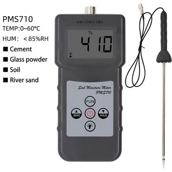 PMS710 Dijital Toprak Nem Ölçer 0-50 % Yüksek Hassasiyetli Toprak Higrometre Test Nehir Kum Toprak Çimento Land Plater Sensörü Aracı