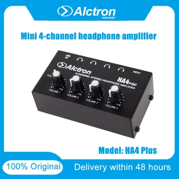 Alctron HA4 Artı 4 Kanal Profesyonel İzleme kulaklık amplifikatörü Kompakt USB arayüzü powered kaynağı Güncelleme sürümü