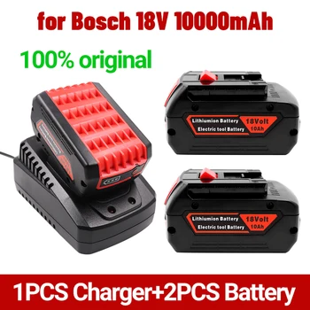 100 % Orijinal 18V 6.0/8.0/10ah şarj edilebilir lityum iyon batarya için Bosch 18V 6.0 A Yedek Pil Taşınabilir Yedek BAT609