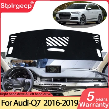 Audi için Q7 4M 2016 2017 2018 2019 Kaymaz Anti-UV Mat Dashboard Kapak Pad Güneş Gölge Dashmat Halıyı Korur Aksesuarları S hattı