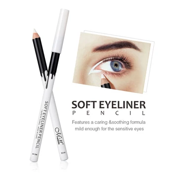 Beyaz Eyeliner Makyaj Pürüzsüz Kolay Aşınma Gözler Parlatıcı Su Geçirmez Beyaz Gözler Liner Kalemler lpfk Lekeleri Boya Boyama Malzemeleri