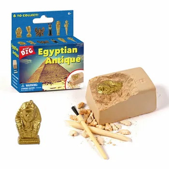 FEOOE çocuk Yaratıcı Yeni DIY Kazma Mısır Arkeoloji Oyunu Korsan Hazine Taşlar Keşif Oyuncak
