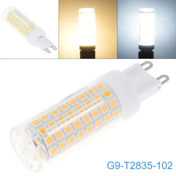 G9 Led Lamba 110 V/220 V 10 W Mısır Ampul 102 LEDs 2835 SMD Silikon lamba ışığı Beyaz / Sıcak Beyaz Avize Aydınlatma için