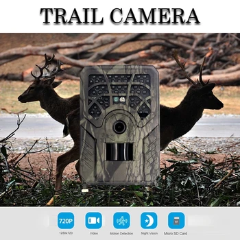 PR300C Trail Avcılık Kamera Fotoğraf Tuzak Açık Wildcamera Vahşi Gözetim 5MP 720P Yaban Hayatı Gece Görüş Yaban Hayatı İzleme