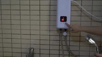 3500W ~ 5700W ayarlanabilir elektrikli termostat anlık su ısıtıcıları