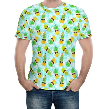 Noel Ananas T Shirt Komik Tropikal Estetik T-Shirt O Boyun Harajuku Tee Gömlek Yaz Erkekler En Tees Artı Boyutu 5XL 6XL