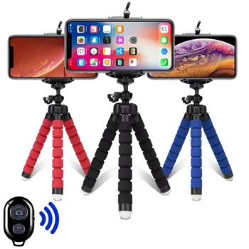 tripod için telefon Cep kamera tutucu Klip smartphone monopod işkembe standı ahtapot mini tripod stativ telefon için