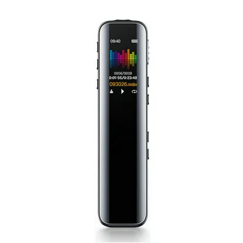 V39 Kalem Ses Kaydedici Dijital Ses Aktif Kulaklık MP3 Çalar Gürültü Azaltma TFT Renkli Ekran Orijinal Sıcak Satış
