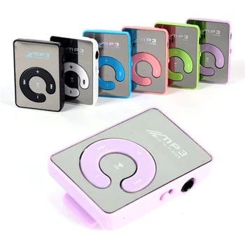 Yeni Taşınabilir Mini Klip USB MP3 Çalar C Anahtar Walkman Müzik Medya Oynatıcı Mikro SD TF Kart Moda Hifi MP3 Açık Spor için