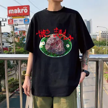 Bladee Aptal Erkek Kadın T-shirt %100 % Pamuklu Rahat T Shirt Müzik Albümü Baskı Tees Hip Hop Harajuku Streetwear Yaz Gevşek