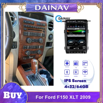 2 Din Android Araba DVD Oynatıcı GPS Navigasyon Ford F150 XLT 2009 Tesla Tarzı Otomatik Multimedya DVD oynatıcı