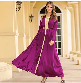 Abaya Dubai Abiye Kadınlar İçin Müslüman Başörtüsü Elbise Türkiye İslam Giyim Kaftan Marocain Robe Longue Djellaba Femme