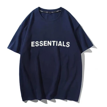 Yeni Erkekler Sportshirts Lüks Marka T-Shirt Moda Sportwears Baskılı Adam Rahat Gömlek Pamuk Boy Kısa Kollu Streetwears