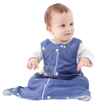 Yenidoğan Bebek Kız Erkek Pijama Tulum Pijama Çocuklar Yumuşak Bornoz Pijama Bebek Karikatür Uyku Tulumu çocuk giyim