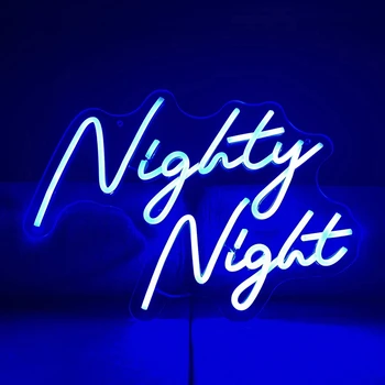 BAR Parti Nighty Gece Neon ışıkları Led ışıklı Tabelalar Süsler Oyun Odası Arcade Vibe Reunion Yatak Odası Duvar Dekorasyonu