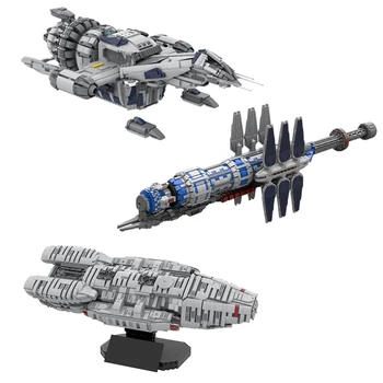Galactica Taşıyıcı-Uzay Gemileri MOC-55403 UCS Ölçekli FİREFLY SERENİTY-Babylon Yapı Taşları Kale Araç Tuğla Oyuncak Noel Hediyesi