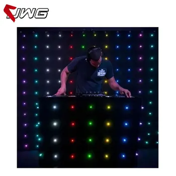 p18 2 m x 3 m Yanmaz LED Video Perde DMX Kontrol Düğün Disko Dj Kapalı Gösterisi Parti Kullanımı Video Ekran