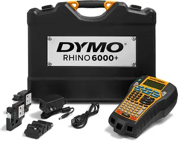 DYMO Rhino 6000 Endüstriyel Etiket Makinesi takım Vinil/ Naylon/ Esnek etiket bant 45013 45023 45024 18443 18444 18483 18488 18489