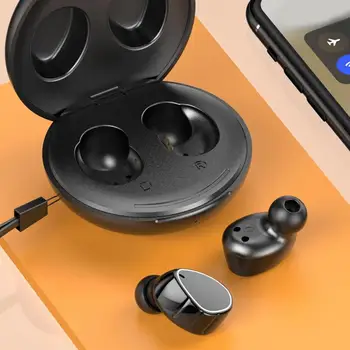 Kablosuz Bluetooth Spor Kulaklık BT 5.3 Su Geçirmez Dokunmatik Kontrol Stereo kulaklık Dahili Mikrofon İle Derin Bas Kulaklık
