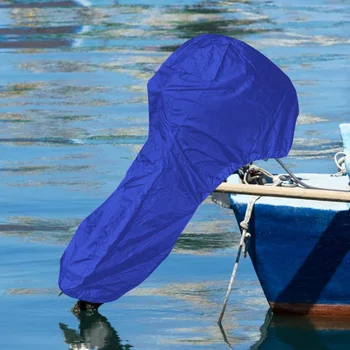 Ağır Tam Dıştan Takma tekne motoru motor kapağı saklama çantası tekne motoru Yedek Kapakları 420D Oxford Kumaş Suya Dayanıklı