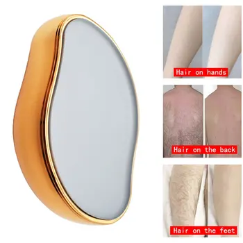 Ev kullanımı Ağrısız Fiziksel Epilasyon Kristal Saç Silgi Epilasyon Geri El Bacak Epilasyon Aracı Kadın Erkek Epilasyon
