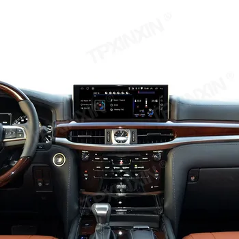 Lexus için LX570 2015-2021 araba android müzik seti Radyo Ekran Tesla Multimedya Oynatıcı GPS navigasyon başkanı Ünitesi Carplay DSP