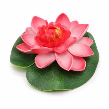 5 adet Yapay Köpük Lotus Çiçekleri Simülasyon Sahte Lotus Nilüfer Köpük Çiçekler Bitkiler Süs Düğün DIY Ev Dekorasyon