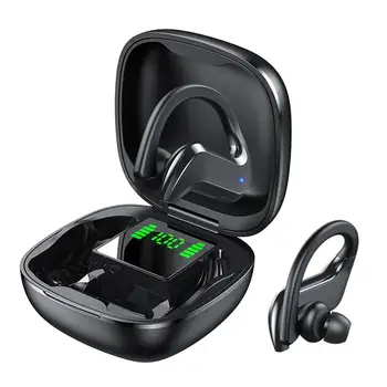 MD03 TWS Bluetooth 5.0 Kablosuz Dokunmatik Kulaklık ile dijital ekran Şarj Kutusu Gürültü Önleyici Kulaklıklar